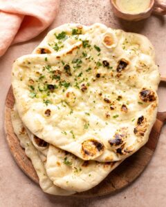 Butter Naan and Dip